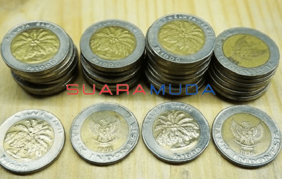 Cara Menjual Uang Koin Rp. 1000 Kelapa Sawit