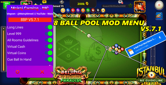 Fitur Keren yang Ditawarkan 8 Ball Pool Mod Apk Full Version 2023