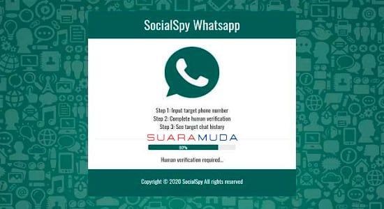 Menyadap WA Menggunakan Social Spy WhatsApp