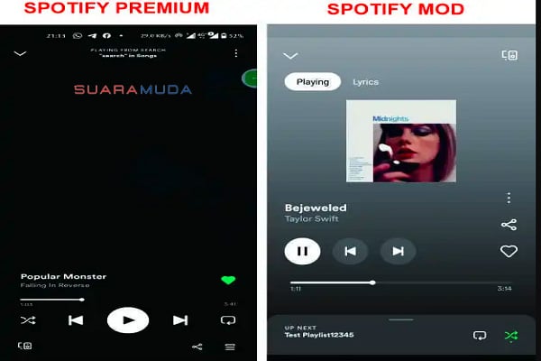 Perbedaan Akun Spotify Premium Dengan Spotify Original