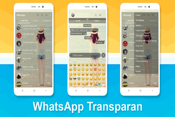 Kelebihan dari Aplikasi WhatsApp Transparan