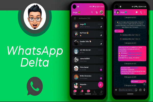 Perbedaan WhatsApp Delta dan WhatsApp Original